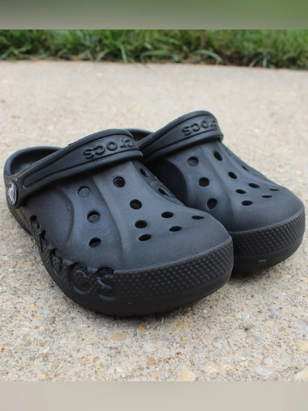 Crocs Kids' Black Baya Clogs Sz C 12